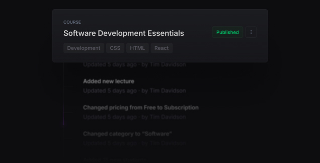 Powerful Course & User Management